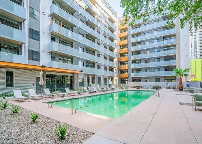 Apartment Modern Phx Downtown W Balcony Pool Gym Pkg